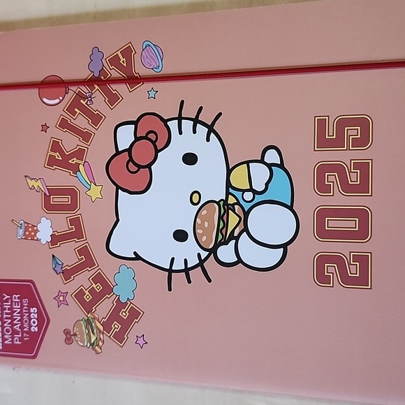 Brand new 2025 17th Months Saniro Hello Kitty  planner notebook - Picture 2 of 16